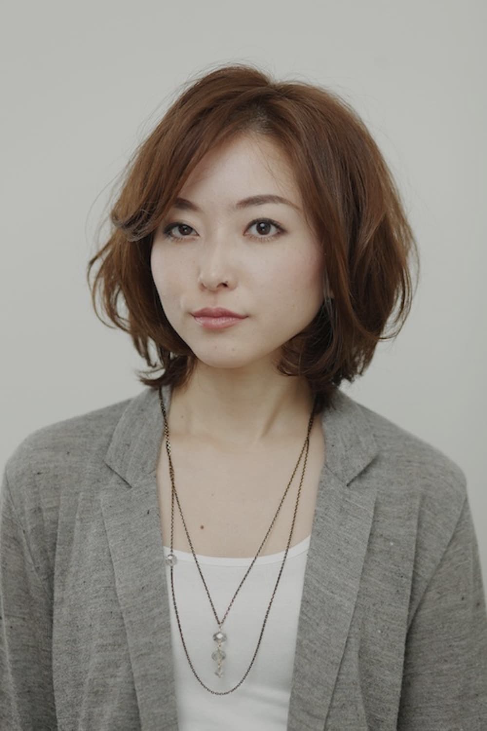 ナチュラル大人ボブの女性