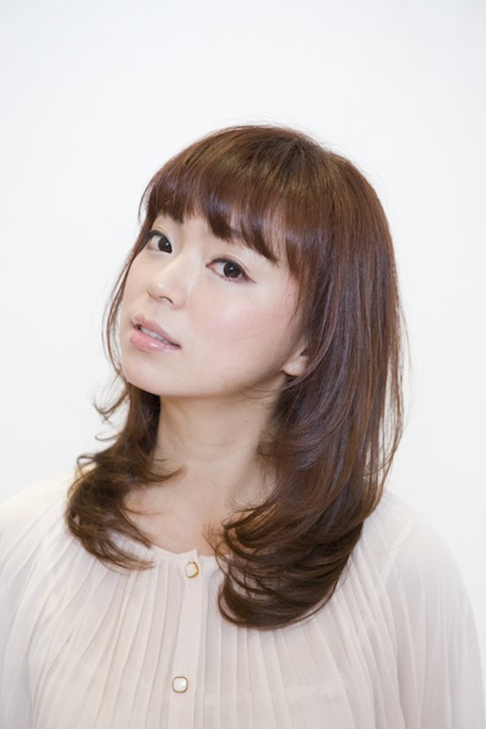 ワンカールミディアムヘアの女性