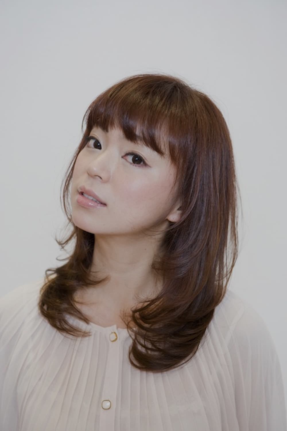 ワンカールミディアムヘアの女性